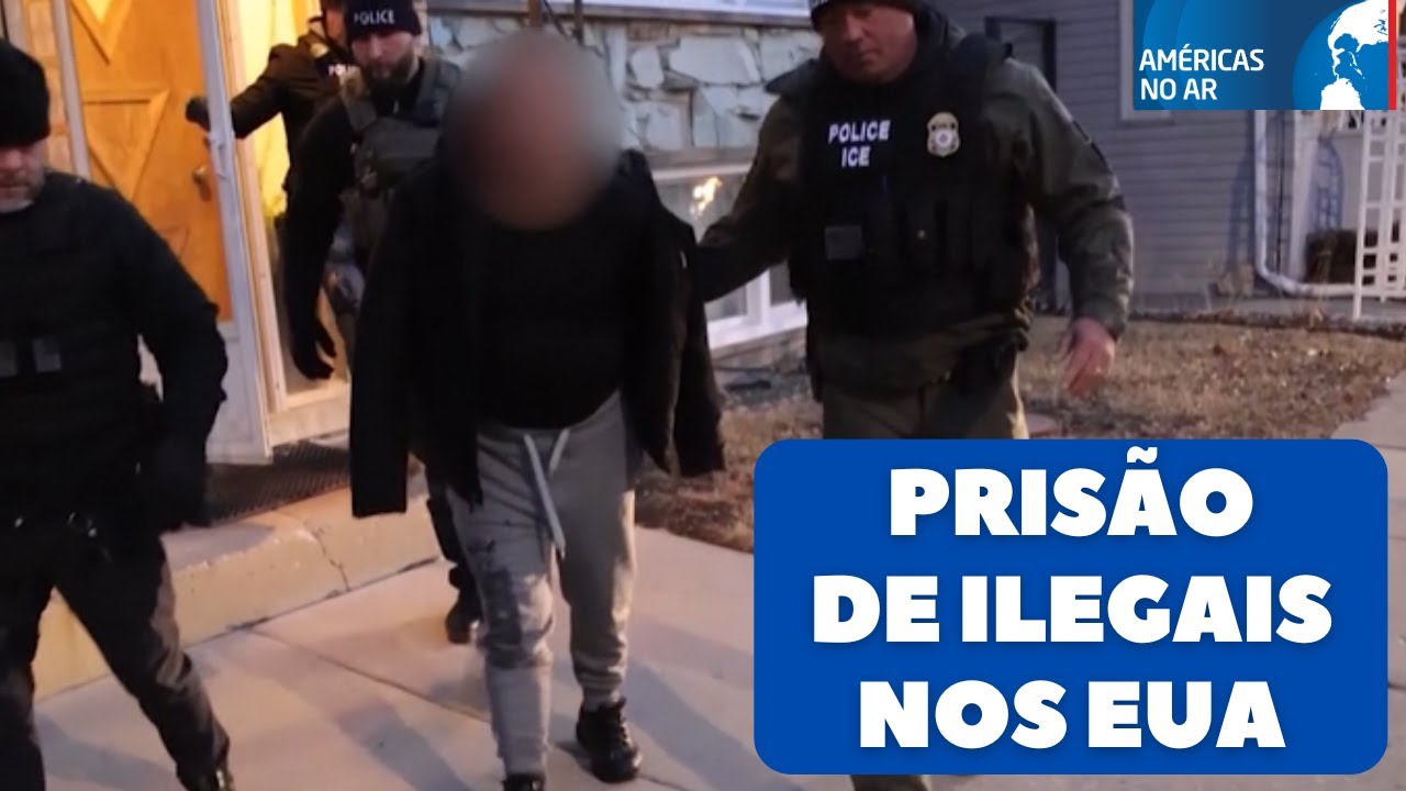 Américas No Ar - 27/01/25 - ICE prende quase mil imigrantes ilegais em 6 regiões dos EUA