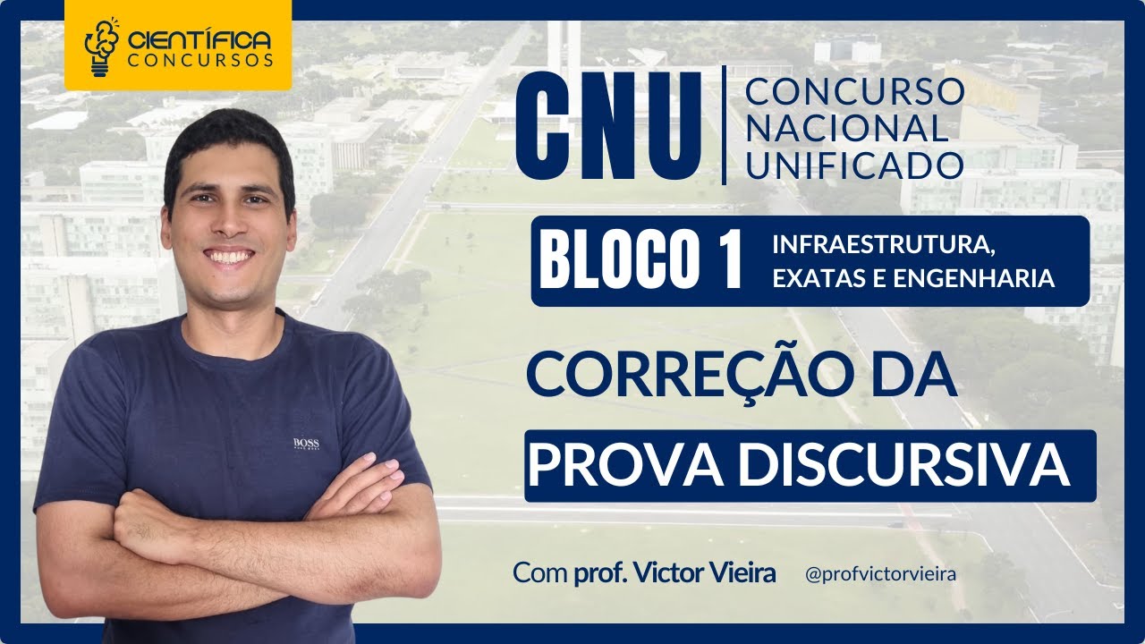CNU | BLOCO 1 | Infraestrutura, Exatas e Engenharia | Correção da Prova Discursiva