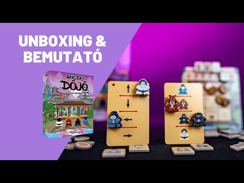 Micro Dojo: A sógun nevében társasjáték ️ UNBOXING & BEMUTATÓ - reflexshop