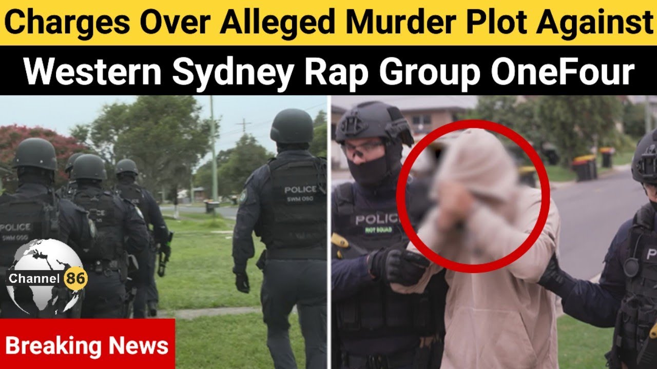 Charges over alleged murder plot against Western Sydney rap group OneFour - Channel 86 Australia