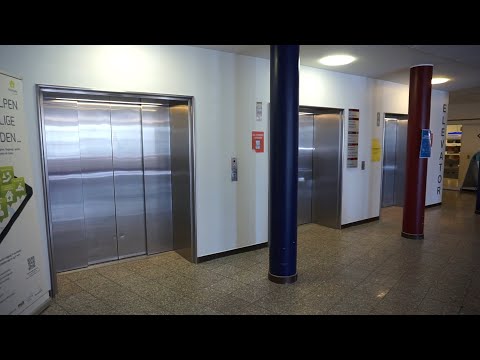 1993 KONE M-series traction bedsize elevators @ Hospital, Frederikshavn, Denmark