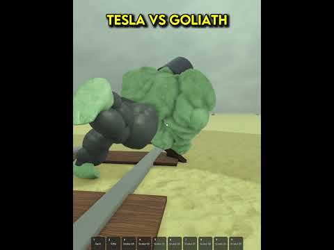 Nikola Tesla VS Goliath Boss #deadrails #roblox