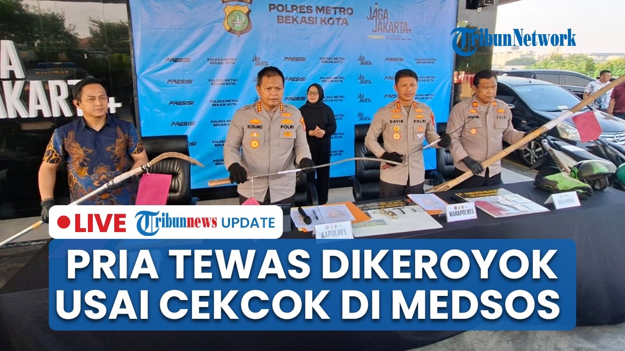 LIVE: Pemuda di Bekasi Tewas Dikeroyok 6 Anak di Bawah Umur, Pelaku Ditangkap, Bermula dari Medsos