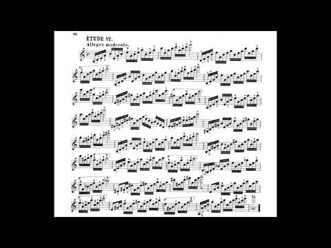 Kreutzer Etude  #12   Kim Kaloyanides Kennedy, violin