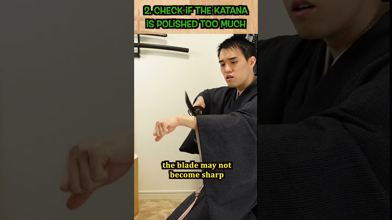 DO NOT buy antique KATANAs for cutting training before you watch this. #shorts