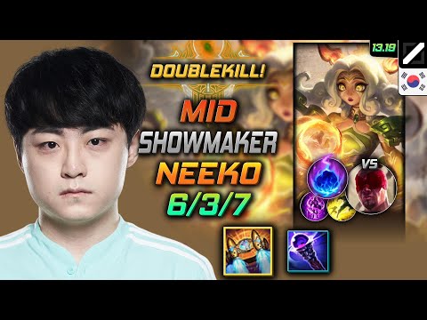 Neeko Mid Build ShowMaker Hextech Rocketbelt Arcane Comet - LOL KR Challenger Patch 13.19