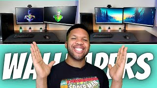How to SPAN and SEPARATE Wallpapers on multi monitor setups