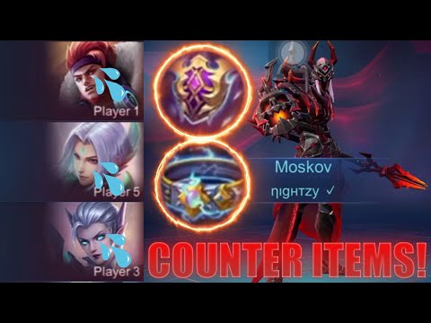 HOW TO COUNTER THIS OP HEROES?! NEVER GET GANKED AGAIN WITH THESE ITEMS! - MLBB