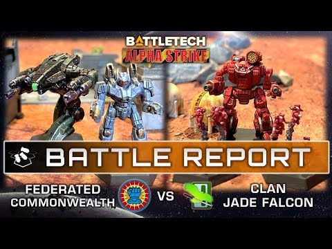 Part 2: FedCom vs Clan Jade Falcon | CAMPAIGN! Battletech Alpha Strike Battle Report | Clan Invasion