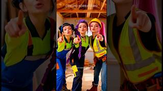 Rumi, Mira e Zoey conseguem ver as máquinas dos meninos #shorts  #rumi  #kpopdemonhunters #kpop