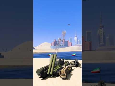 S-500 Missile Destroys the Fighter Jet immediately in gta5 ep559 #shorts #short