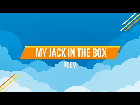 My Jack in the Box Lyrics Video | English Nursery Rhymes Full Lyrics For Kids | PoemVentures