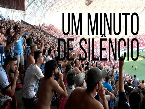 "UM MINUTO DE SILÃŠNCIO...SHHH" Barra: Geral do Grêmio • Club: Grêmio • País: Brasil