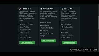 Reddit Scraper API | Get Reddit User Overview Using API | Kodexis.store