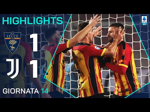 LECCE-JUVENTUS 1-1 | HIGHLIGHTS | 14ª GIORNATA | SERIE A ENILIVE 2024/25