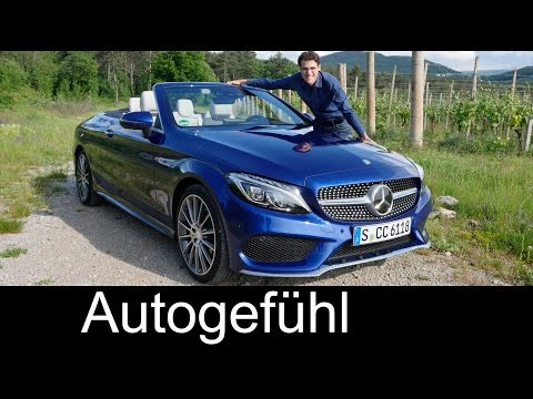 Mercedes C-Class Cabriolet FULL REVIEW test driven C400 C43 C63S C-Klasse all-new neu 2017 2016