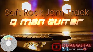 Soft Rock Backing Track | Jam in D