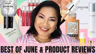 Best of June Beauty & Reviews| New Favorite Foundation, Rare Beauty Lip Oil Dupe| Sheri Approved