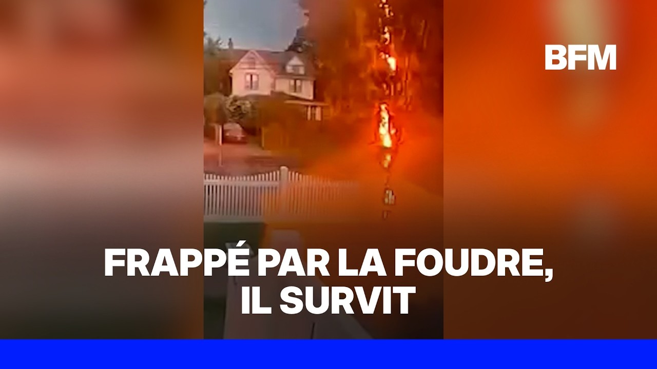 Un homme survit après avoir été frappé par la foudre à New York