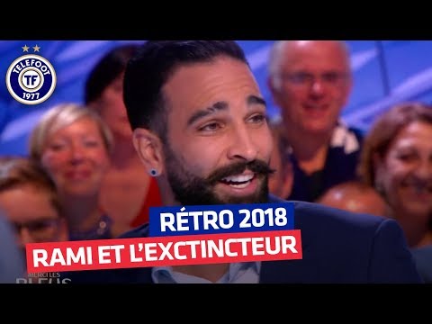 Rétro 2018 : Adil Rami et l'extincteur après France - Argentine