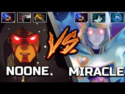 Miracle- Invoker vs. N[o]one Anti-Mage - Godlike 9k MMR Sunstrike Prediction Dota 2
