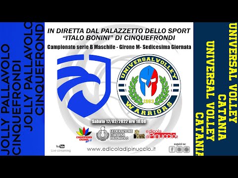 Pallavolo serie BM: Diper Jolly Cinquefrondi VS Universal Volley CT | 12/02/2022 | IN DIRETTA