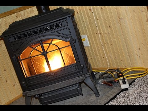 Efficiency of pellet stove