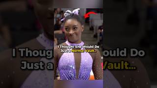 It’s Never a Normal Vault From Simone🤩 #gymnastics #gymnast #simonebiles #vault