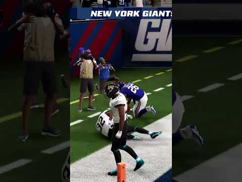 (All-Madden) Giants vs. Jaguars (Slant Pass TD)