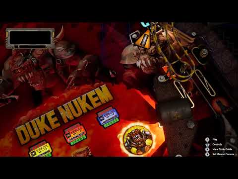 Pinball M Duke Nukem's Big Shot Pinball Gameplay