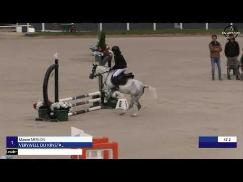 Manon Merlon VERYWELL DU KRYSTAL ép31a Coupe Suisse Poney 1ère manche Chalet à Gobet 2021