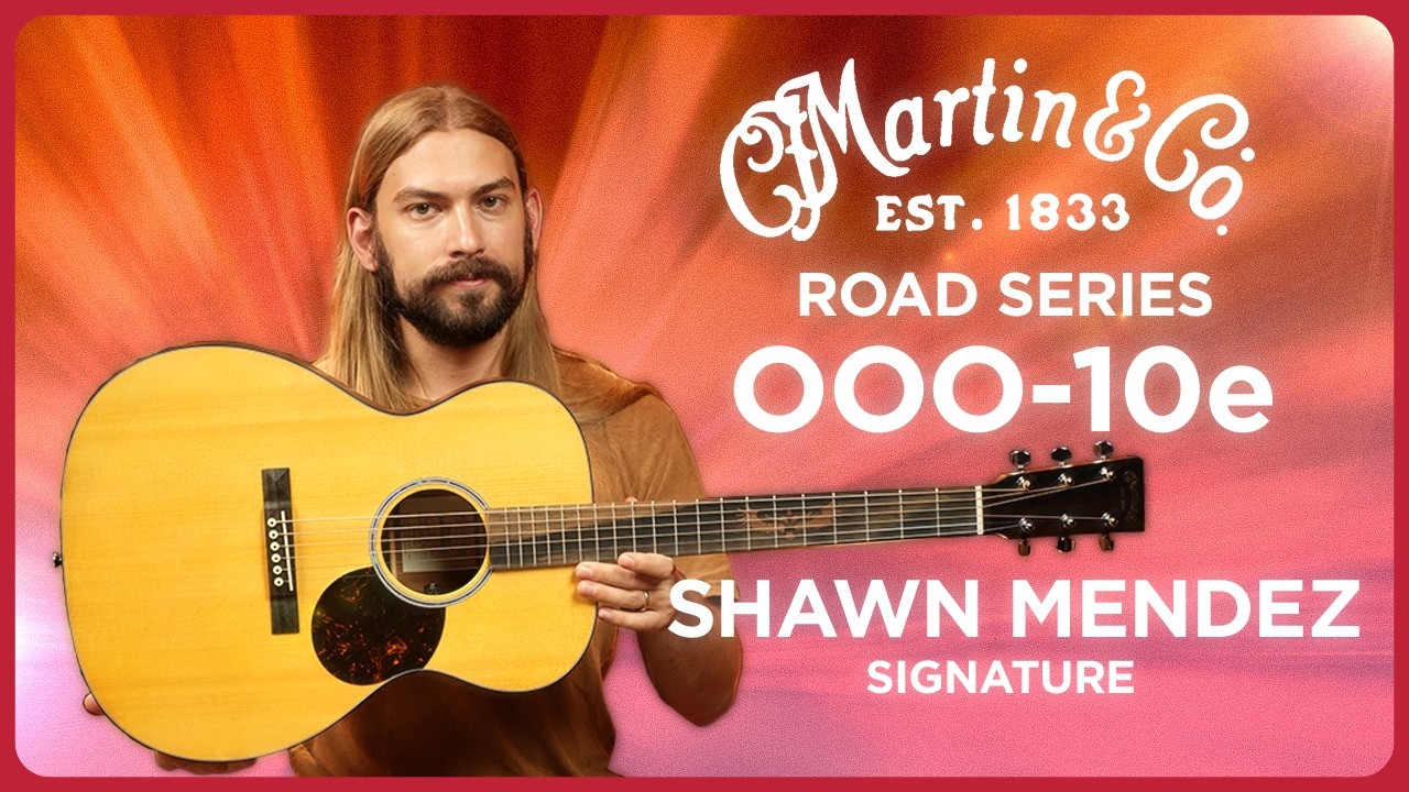 Martin's New Shawn Mendes 000-10e Signature Full Review & Demo - YouTube