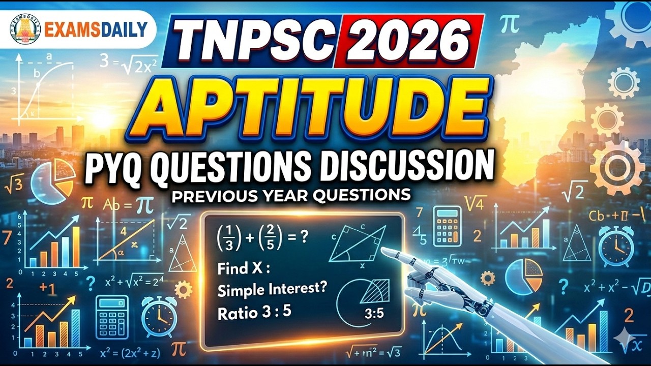 TNPSC 2026 -  APTITUDE PYQ DISCUSSION