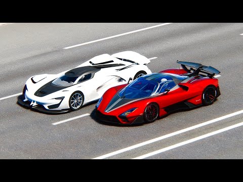 2022 SSC Tuatara Aggressor vs SRT Tomahawk VGT at Drag Race 20 KM
