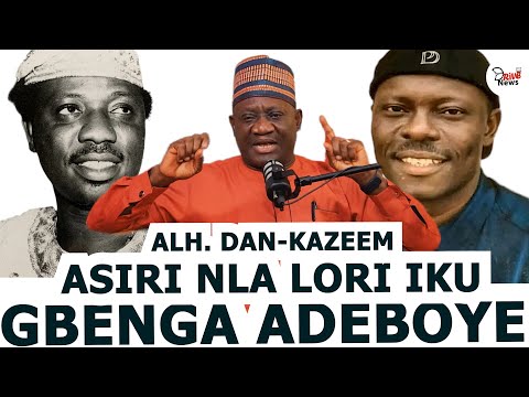 ASIRI NLA LORI IKU TO PA GBENGA ADEBOYE ATI AJOSEPO PELU BARRISTER - ALH DAN-KAZEEM TU PEREPERE ORO