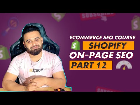 Complete E commerce SEO Course for Beginners To Advance By Hridoy Chowdhury in 2024 Part 01