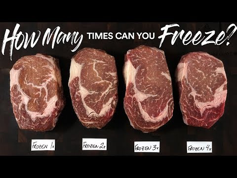HOW MANY times can you FREEZE A STEAK?