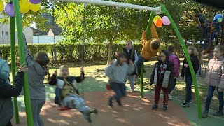 Birtokba vették a játszóteret a kaposfüredi gyerekek