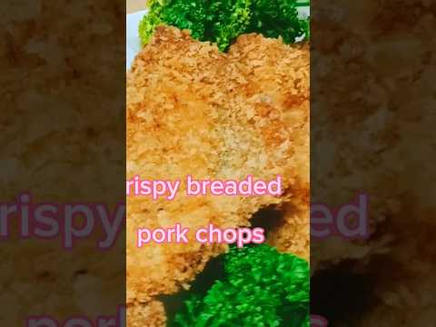 crispy breaded pork chops #foodlover #yummy #porkchops pls subscribe ❤️