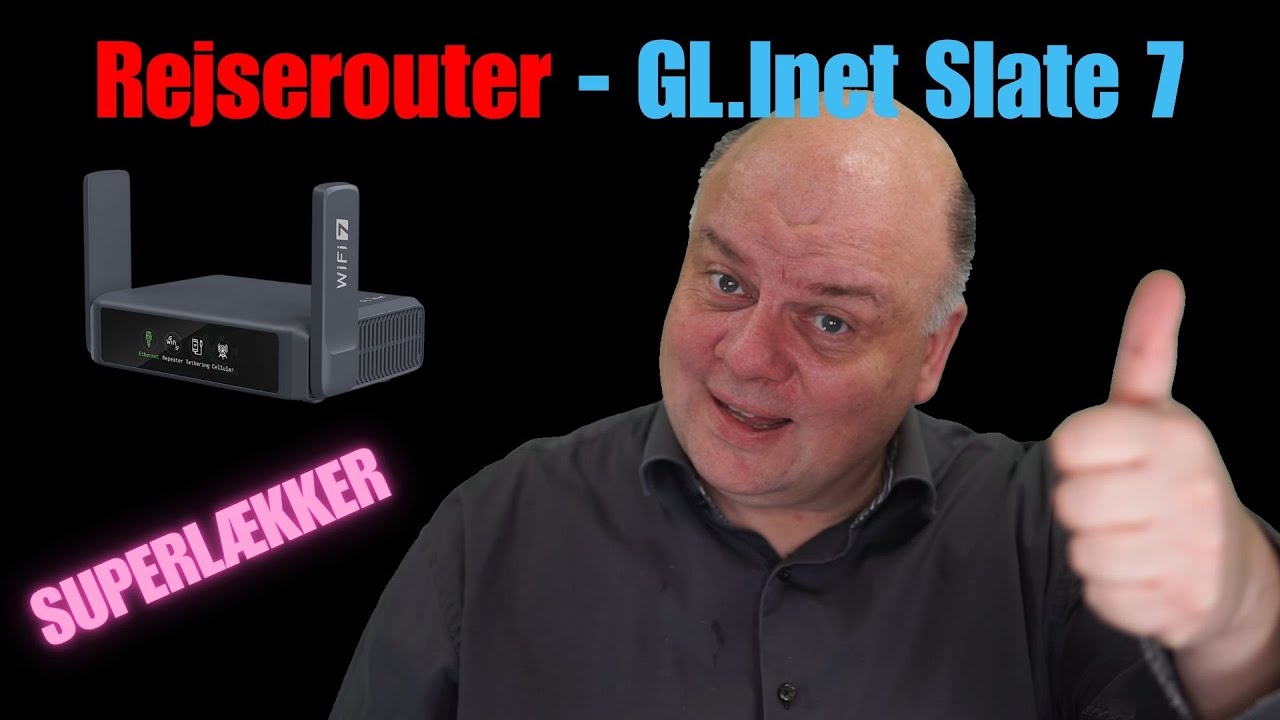 Rejserouter - GL.Inet Slate 7