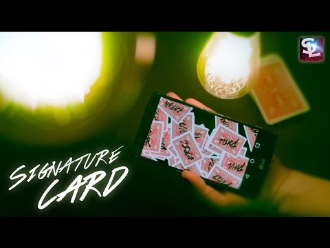 Signature Card magic Video