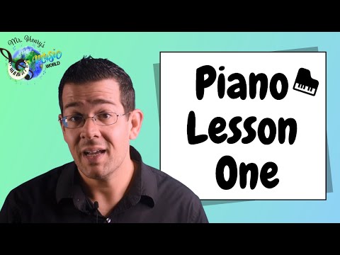 Beginner Piano Lessons: First Piano Lesson for Kids!