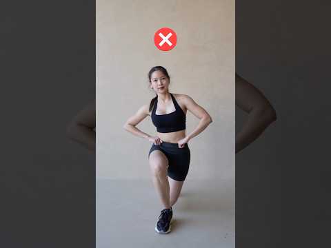 📌 Forward Lunge Alignment Tips👌