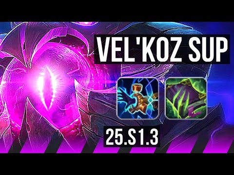 VEL'KOZ & Caitlyn vs ZILEAN & Sivir (SUP) | EUW Master | 25.S1.3