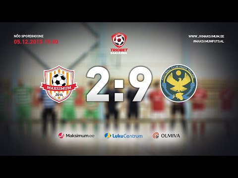 2015-12-05 Tartu JK Maksimum - Tallinna FC Anži 2-9 (Highlights)