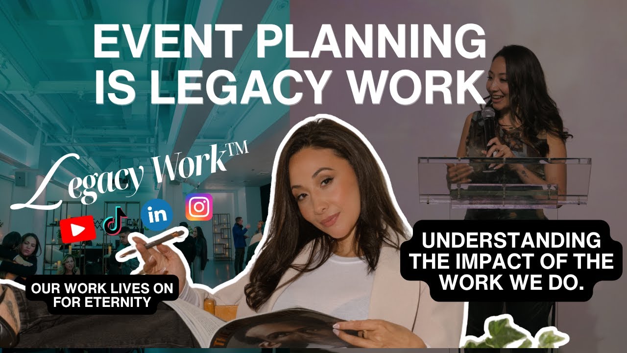 EVENT PLANNING IS LEGACY WORK | Mastery of Events Ep. 2
