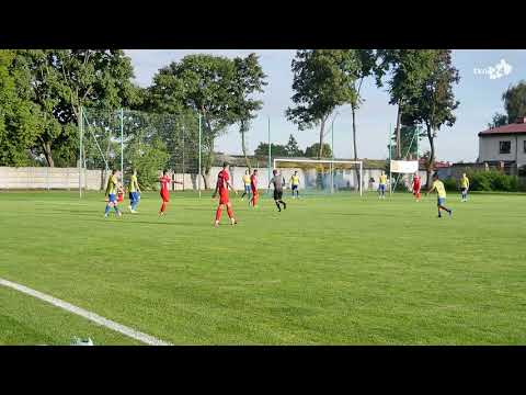 MVP 4. kolejki IV ligi Łukasz Herda broni rzut karny GKS-u Nowiny