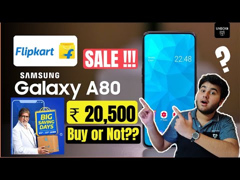 Samsung Galaxy A80 at Rs 20,500 Flipkart SALE🔥🔥| Cheapest Flagship Ever? |GIVEAWAY! | #FlipkartSale