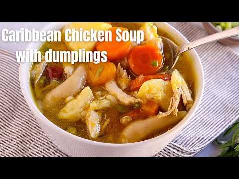 THE BEST CARIBBEAN CHICKEN AND PUMPKIN SOUP | Fall Soup | Jehan Can Cook