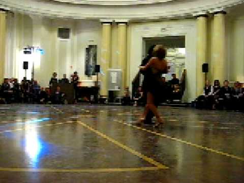  Sebastian Arce  and  Mariana Montes  are  dancing  to  the  vals  "  En El Rosal  "